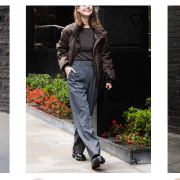 Uniqlo Women Check Patterned Down Puffer Jacket Coat Water Repellent Brown XL - Picture 13 of 13